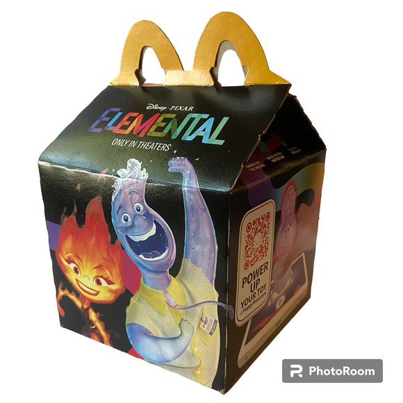 Elemental Happy Meal Box 2023 Fast Food Premium Ephemera Hobby Collect - Picture 1 of 7